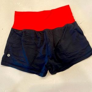Lululemon running/tennis shorts, size 4,